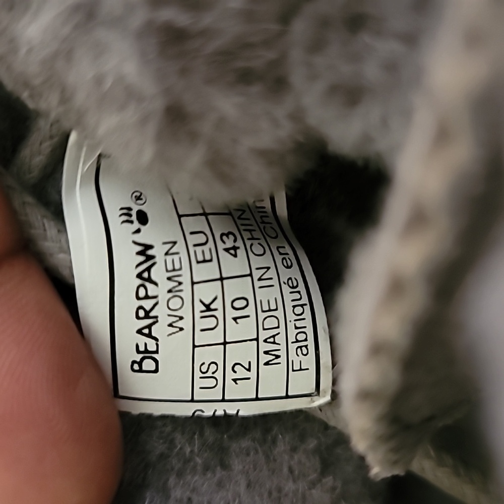 Bearpaw Women's Slip On Skye Chukka Bootie Winter Gray Fog Suede Boot Sz 12 New - Picture 7 of 10